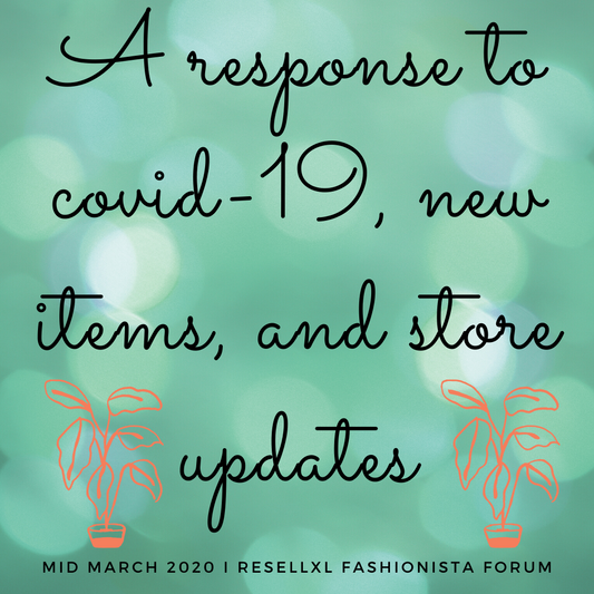 A Response to Covid 19, New Items, & Store Updates