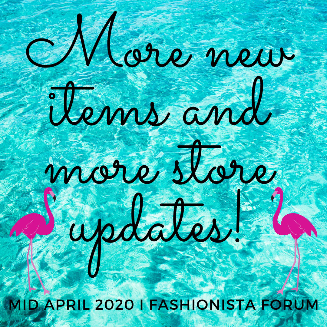 More New Items & Store Updates