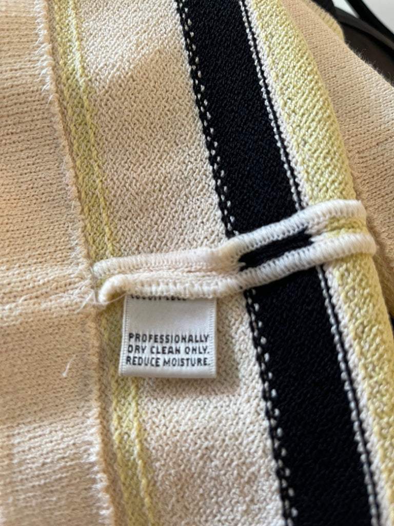 St. John Knit Striped Shell Size Large