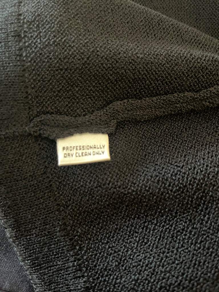 St. John Basics Knit Mock Neck Shell Black Size Large