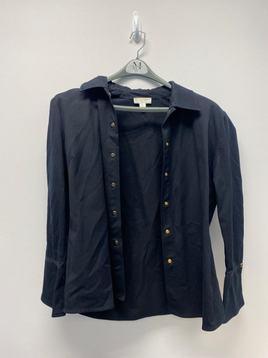 St. John Sport XL Black Jean Jacket