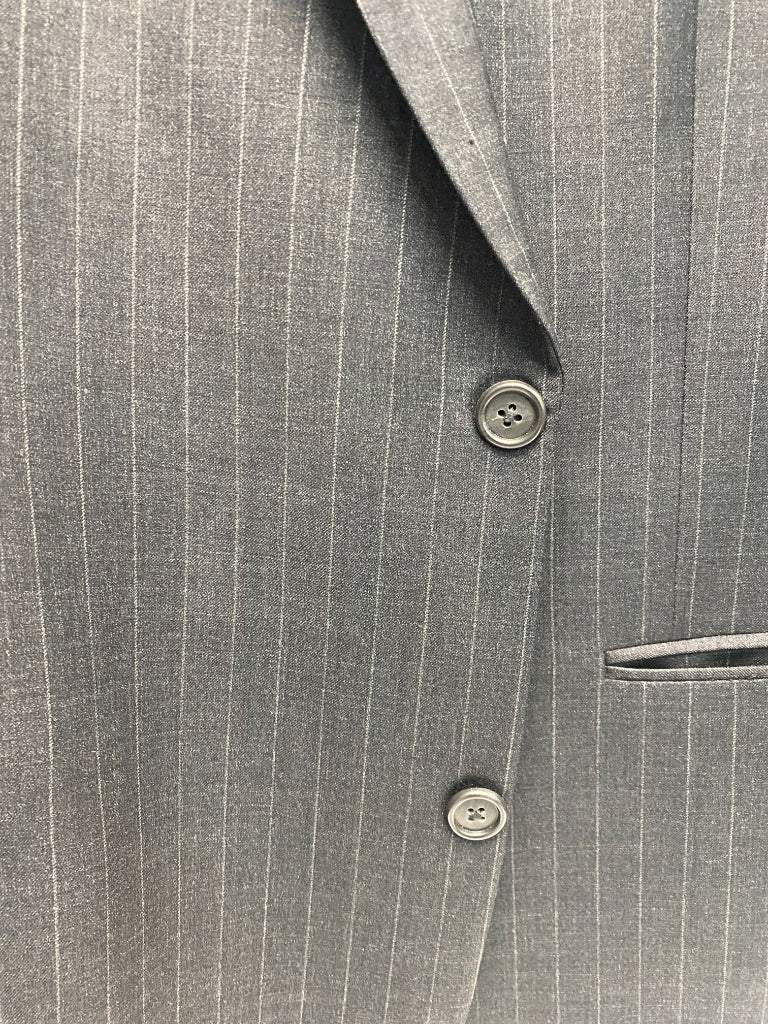 Hart Schaffner Marx 50L Jacket and 46 Waist Dark Gray Suit