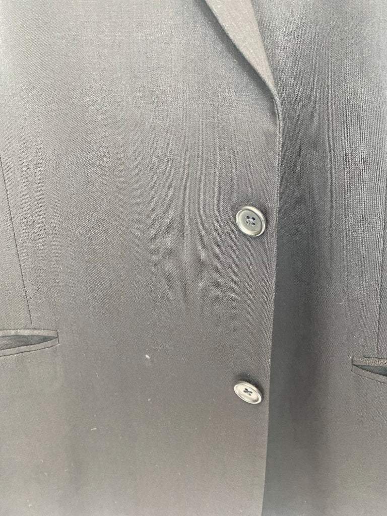 Pronto Uomo Black 50L Jacket and 46 Waist Pant Suit