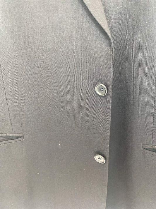 Pronto Uomo Black 50L Jacket and 46 Waist Pant Suit