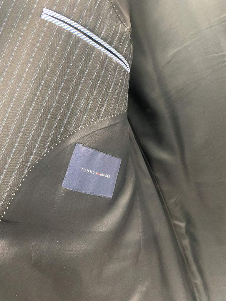 Tommy Hilfiger 50L Sports Coat and 46 Waist Black Suit