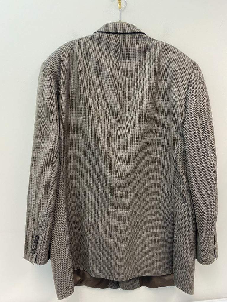 Calvin Klein 50L Gray And Brown Men's Sport Coat