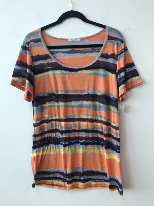 Russ Berns Size XL Abstract Striped Multicolor T-Shirt NWT!