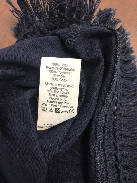 J.Crew Size XL Cotton Blend Navy Tank Blouse NWT!