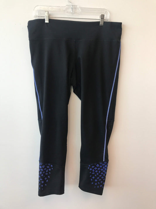 Champion Size 2XL Polyester Blend Black Leggings