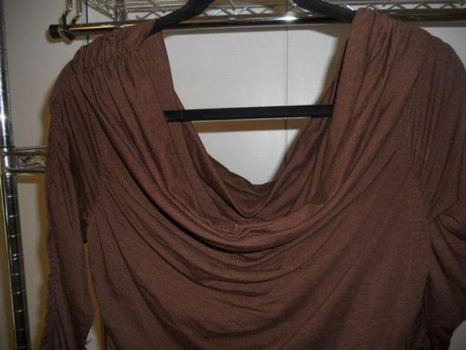 Melissa Masse Size X-Large Brown Dress