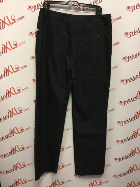 St. John Size 14 Black Trouser Pants NWT