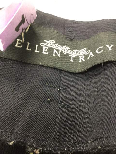 Ellen Tracy Navy Wool Size 16 Dress Pants