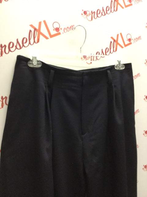 Ellen Tracy Navy Wool Size 16 Dress Pants