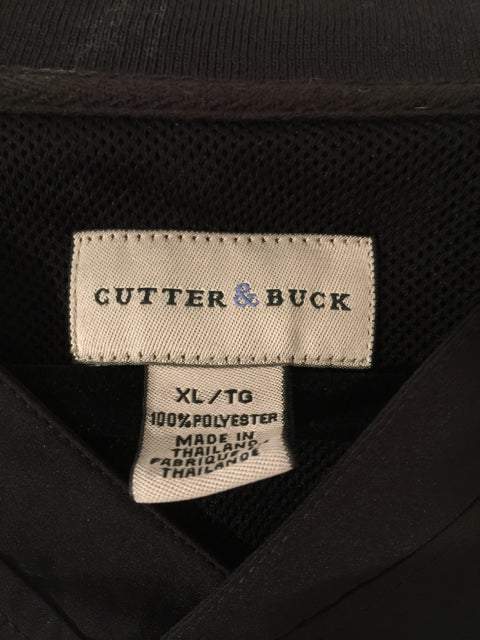 Size XL Cutter & Buck Black Golfing Vest Jacket (Outdoor)