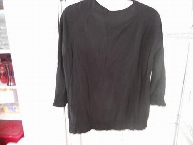 Nordstrom Studio 121 Sweater black knit top XL