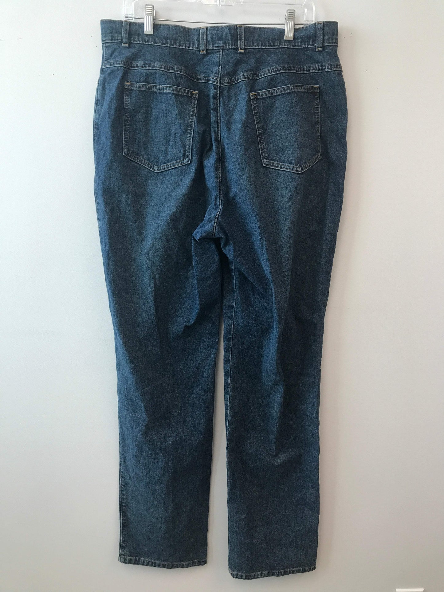 St. John Size 16 Cotton/Spandex Blend Blue Jeans