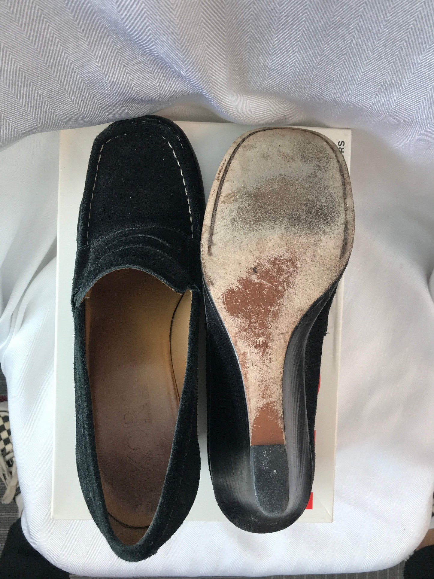 Michael Kors Size 11 Black Suede Wedges