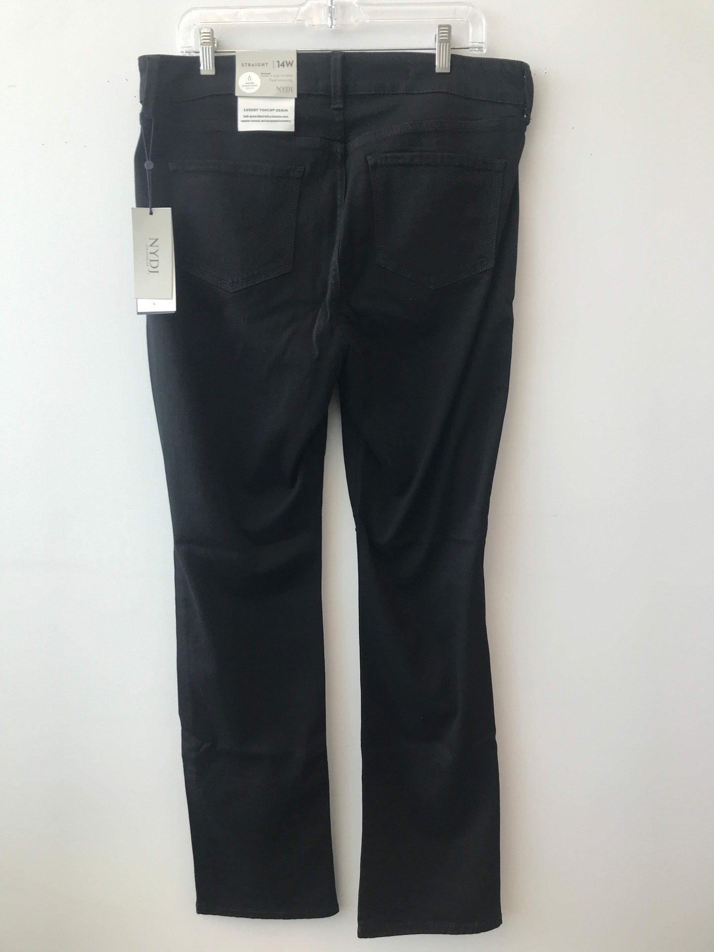 Not Your Daughter's Jeans Size 14W Viscose/Cotton Blend Black Jeans NWT