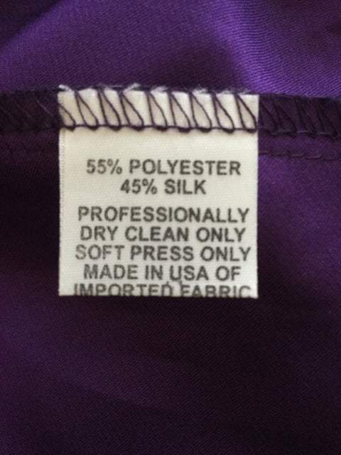 Tamotsu New York Size 2P Violet Blouse