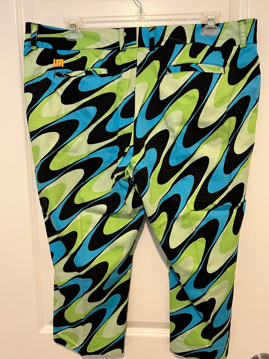 Loudmouth Ladies Golf Capris Size XL