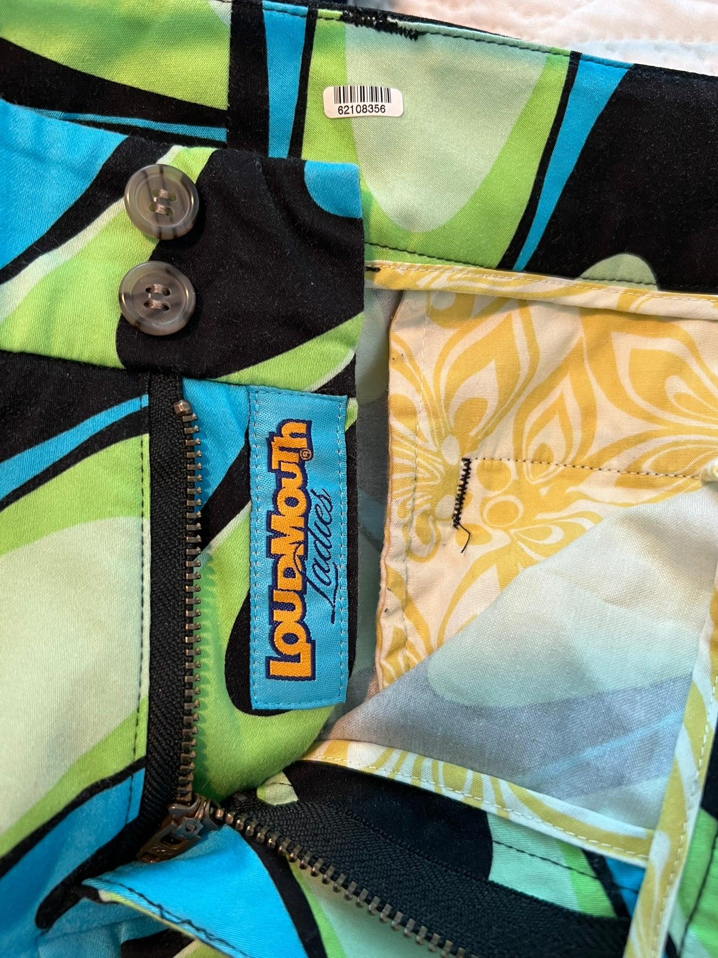 Loudmouth Ladies Golf Capris Size XL