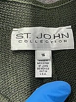 St. John Basics Knit Pants Black Size 16