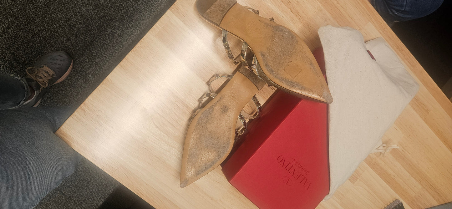 Valentino Rockstud Mules Size 11.5 EU 41.5