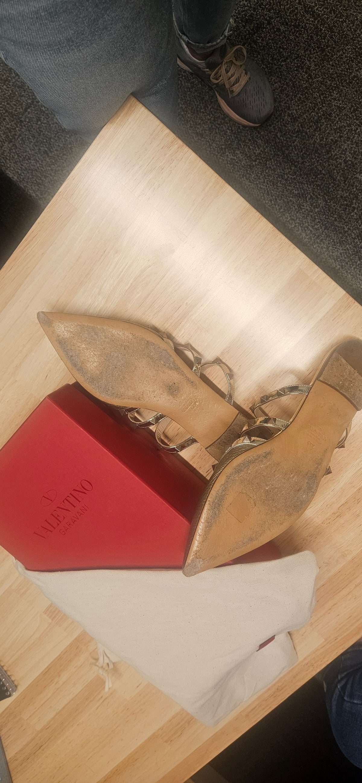 Valentino Rockstud Mules Size 11.5 EU 41.5