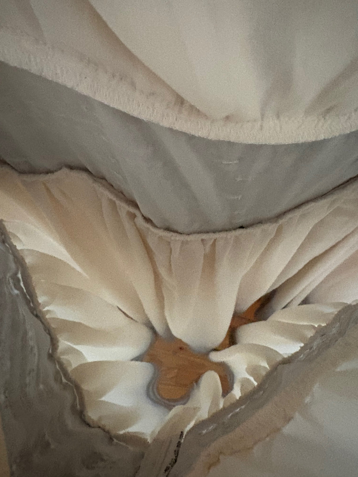 Sigrid Olsen 100% Silk Off White & Brown Dress Size 14