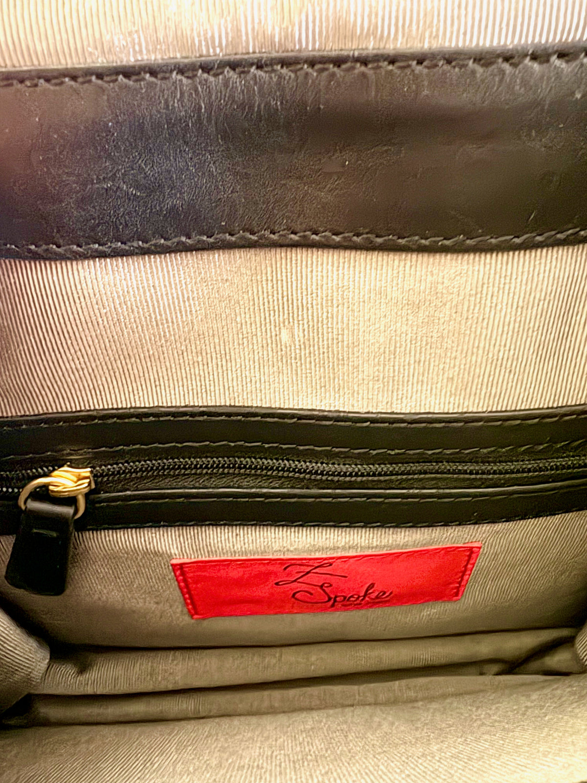 ZSpoke by Zac Posen Black Leather Handbag
