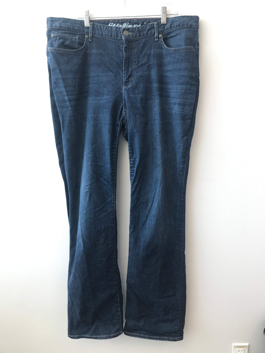 Eddie Bauer Size T18 Cotton/Polyester Blend Blue Jeans