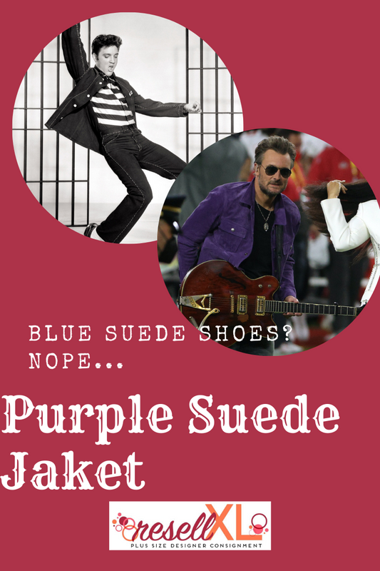 Blue Suede Shoes? Nope, Purple Suede Jacket!