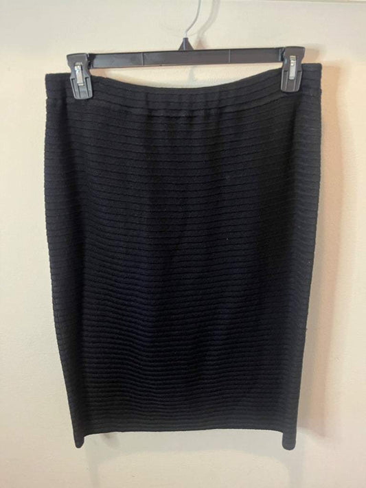 St. John Collection Knit Skirt Black Size 14