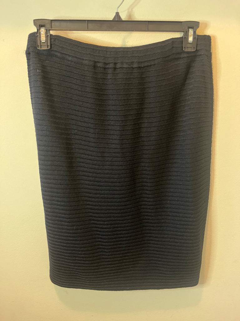 St. John Collection Knit Skirt Black Size 14