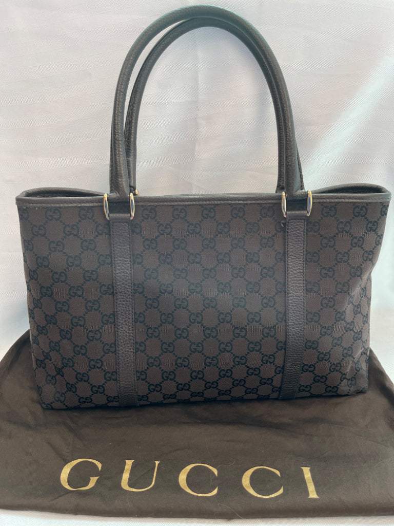 Gucci Brown Monogram Tote