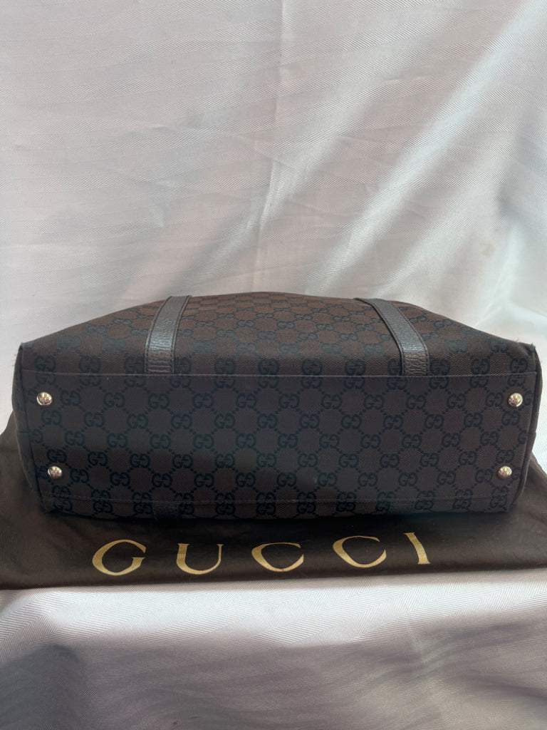 Gucci Brown Monogram Tote