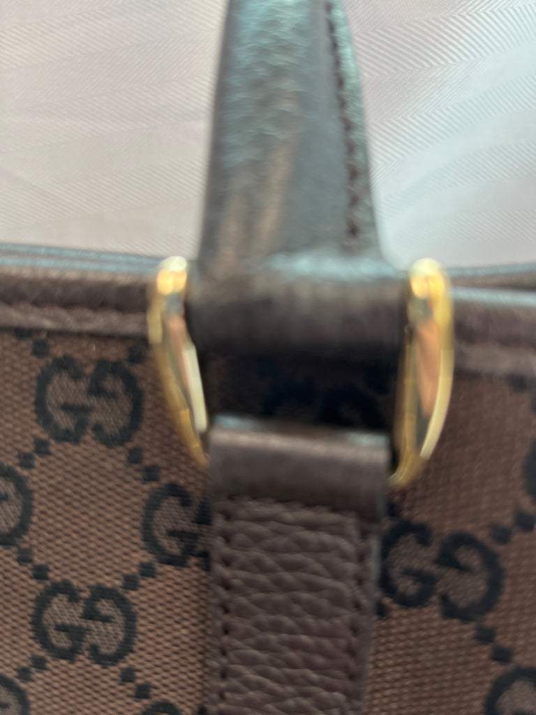 Gucci Brown Monogram Tote