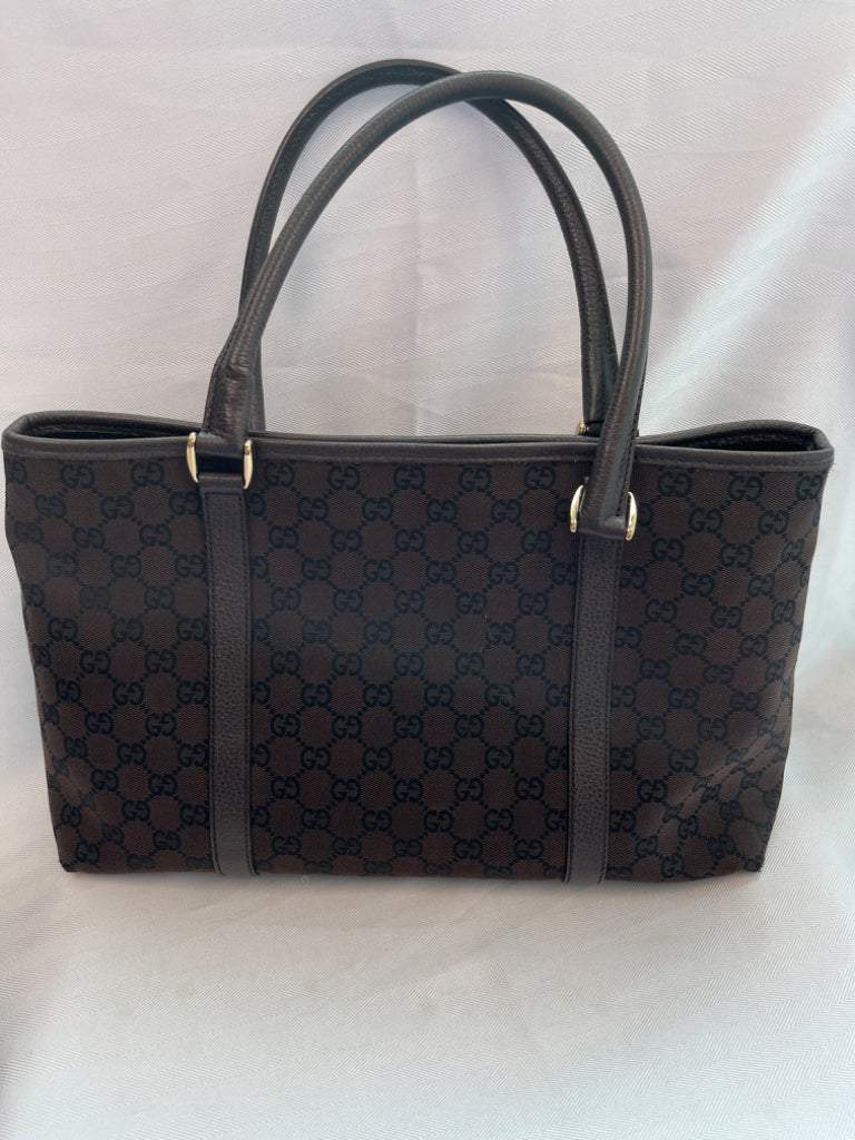 Gucci Brown Monogram Tote