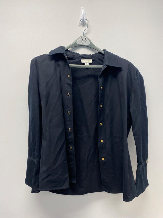 St. John Sport XL Black Jean Jacket