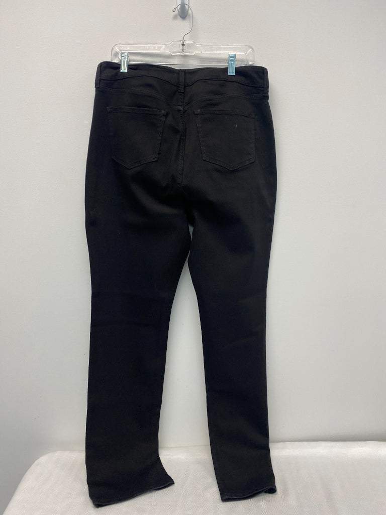 NYDJ Marilyn Straight 14W Black Pants