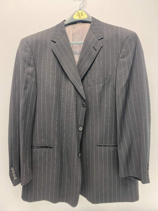 Hart Schaffner Marx 50L Jacket and 46 Waist Gray Suit