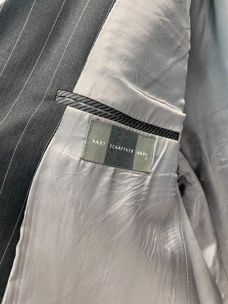 Hart Schaffner Marx 50L Jacket and 46 Waist Gray Suit