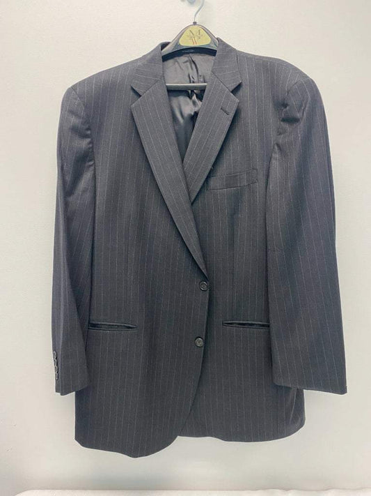 Hart Schaffner Marx 50L Jacket and 46 Waist Dark Gray Suit