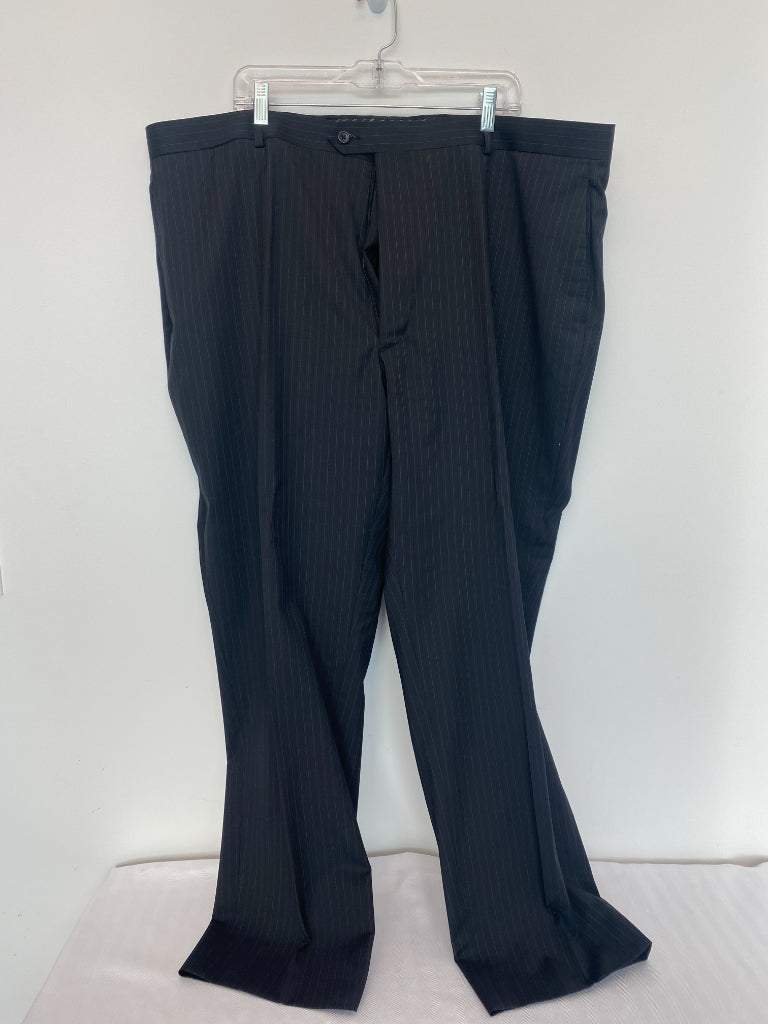 Pronto Uomo Black 52L Jacket and 46 Waist Pant Suit