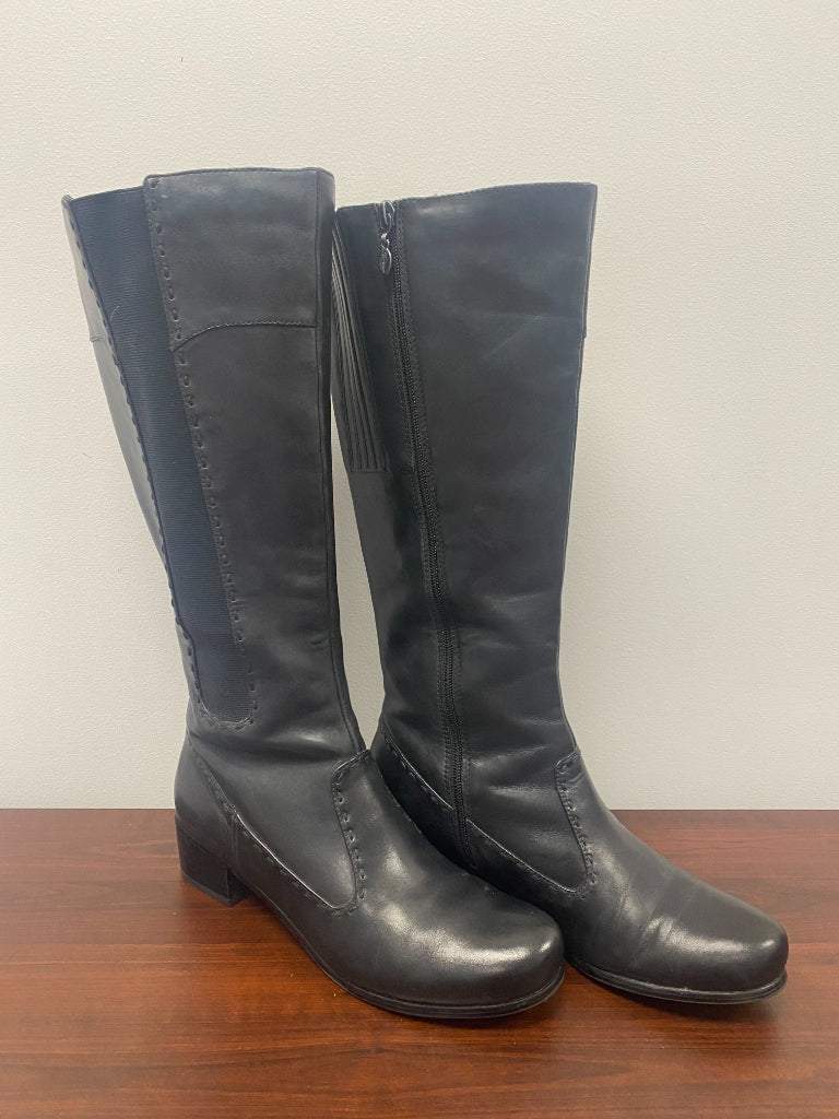 Trotters Size 11Black Leather Boots