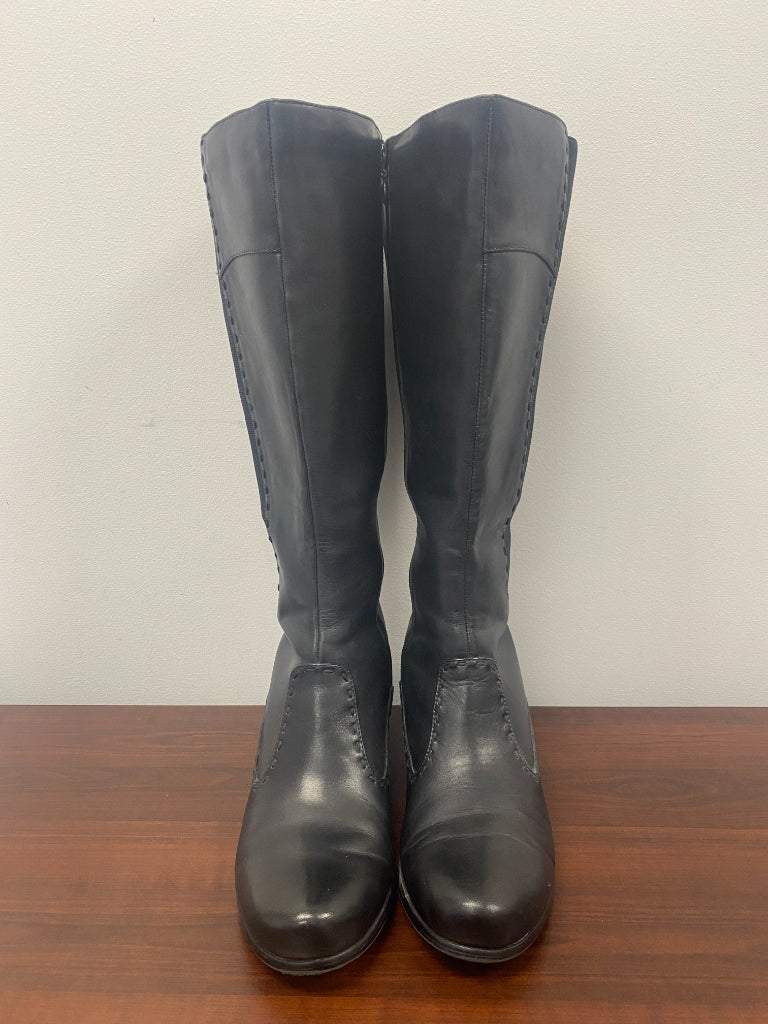 Trotters Size 11Black Leather Boots