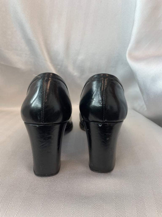 Anne Klein Size 11 Black Loafer Pumps