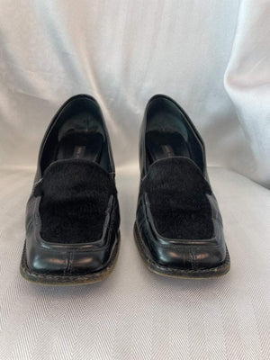 Anne Klein Size 11 Black Loafer Pumps