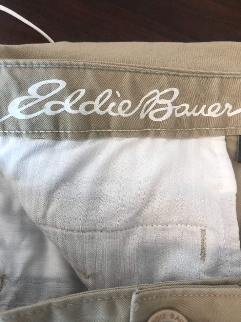 Eddie Bauer Size T16 Beige Cotton Blend Cropped Pants (NWOT)