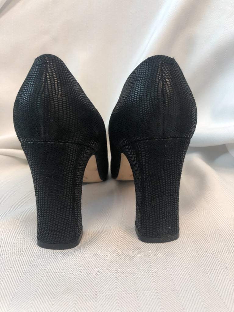 Classiques Entier Size 11 Black Leather Heels